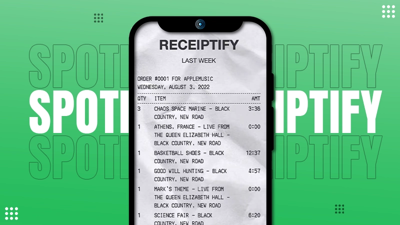 Subscription With Spotify Receiptify