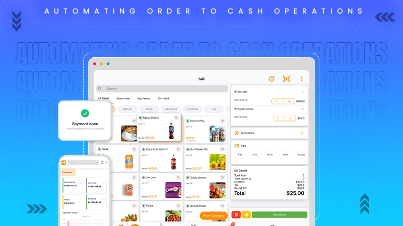 automating order to cash operations