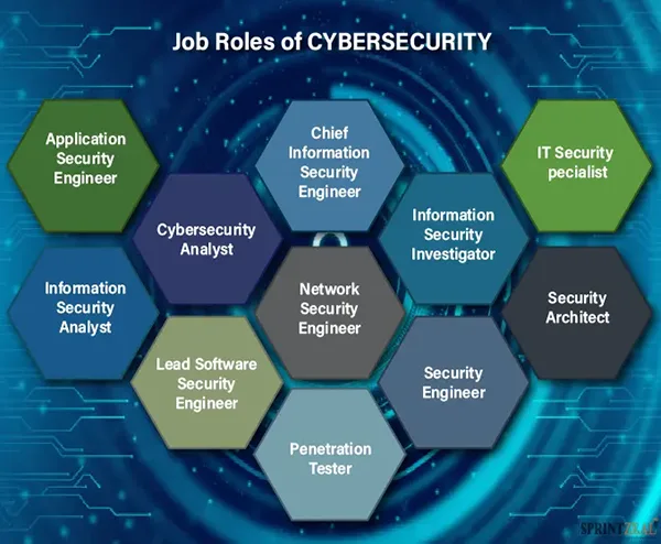 job roles that you can land on in the field of cybersecurity