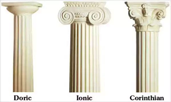 Greek order of columns