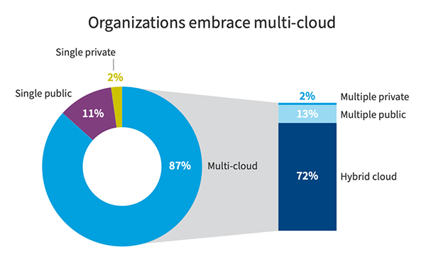 Organizations Embrace Multi-Cloud