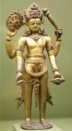 Standing figure of Vishnu