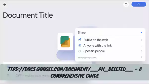 docs google com document pii deleted