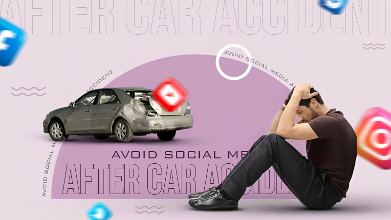 avoid social media after car accident