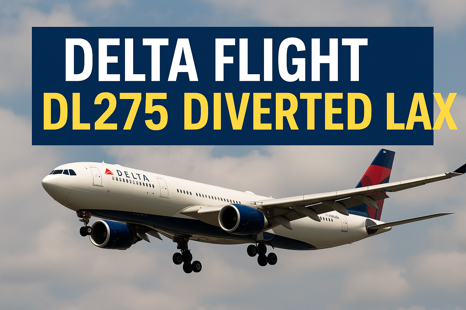 Delta Flight DL275 Diverted LAX